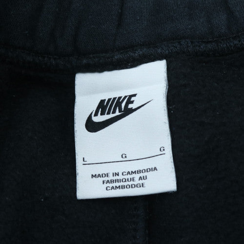 Nike Men's Black Cargo Jogger Trousers L Regular Fit Fleece