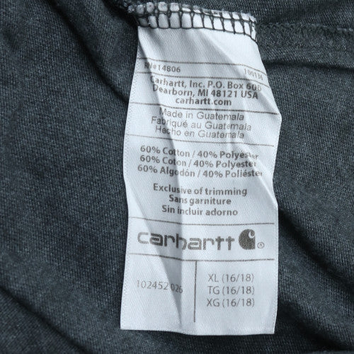 Carhartt Men's Grey XL Relaxed Fit V-Neck Cotton T-Shirt