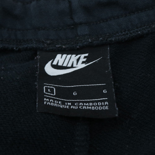 Nike Women’s Black Jogger Trousers L Fleece Elastic Waist