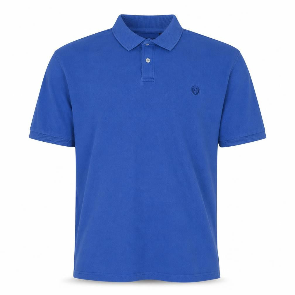 Chaps Men's Blue Cotton Polo Shirt XL Short Sleeve Classic Fit