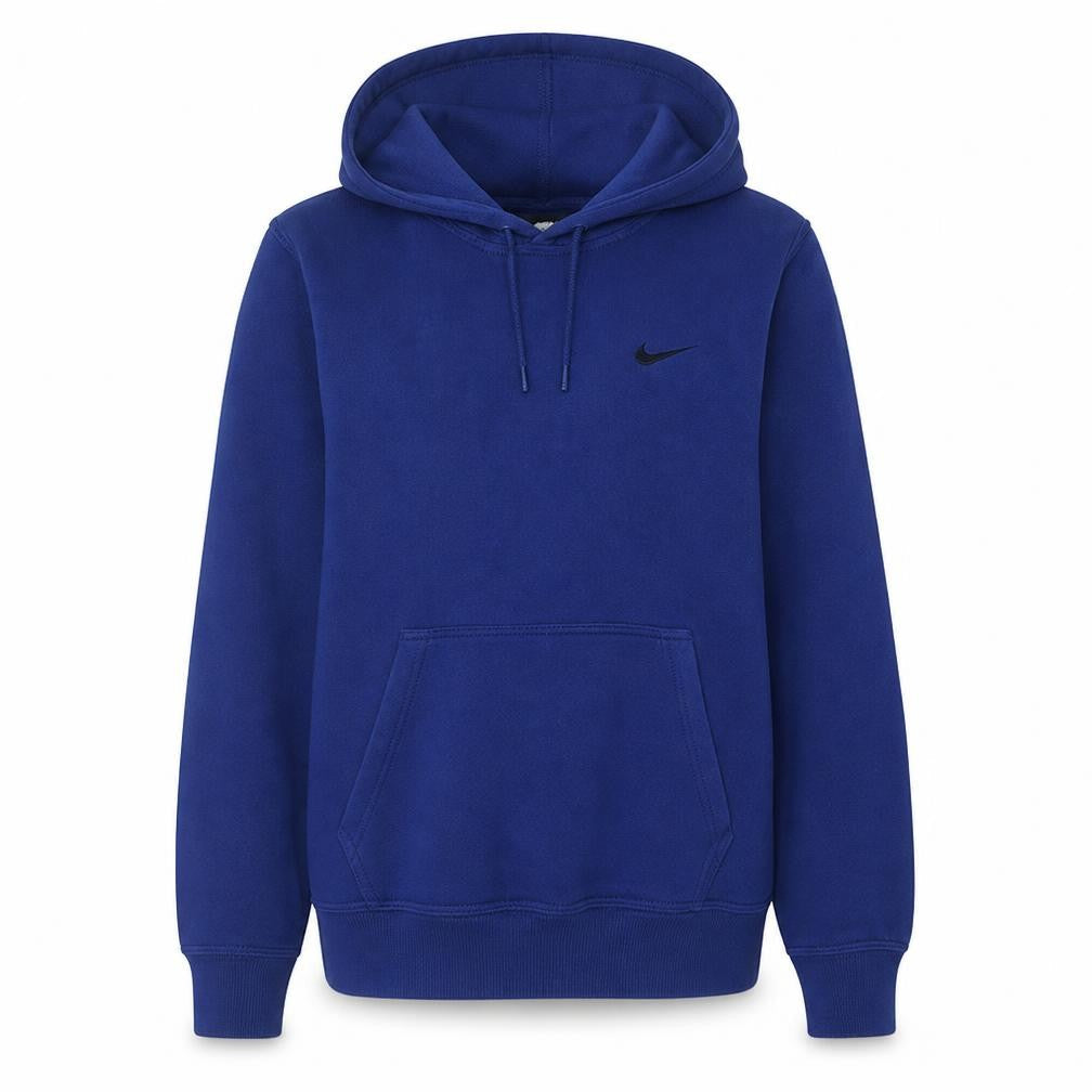 Nike Women's Blue Pullover Hoodie Medium Cotton Blend Sweatshirt
