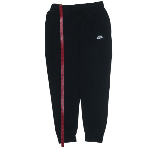 Nike Men's Black Fleece Sweatpants M Regular Fit Logo Joggers