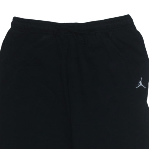 Jordan Men's Black L Fleece Sweatpants Joggers Tapered Fit