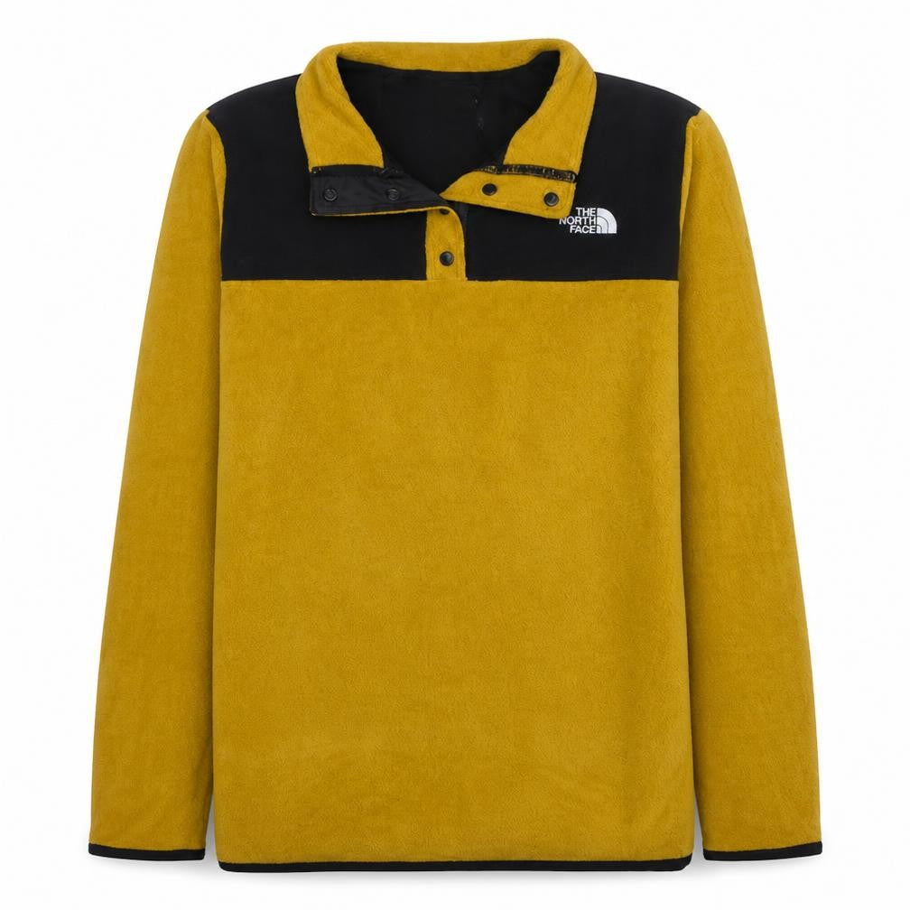 The North Face Women’s Yellow Fleece Pullover Sweatshirt Size S
