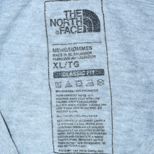 The North Face Men's Grey XL Classic Fit Cotton Blend T-Shirt