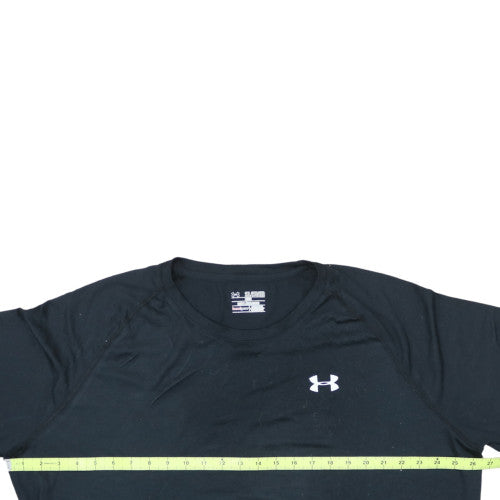 Under Armour Men’s Black 2XL HeatGear Loose Fit Sports T-Shirt