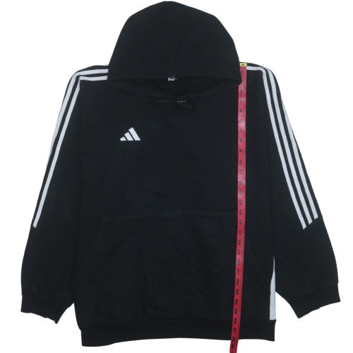 adidas Men's Black 3XL Pullover Hoodie Fleece Sportswear
