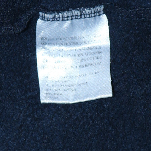 Dickies Mens Black XL Crew Neck Pullover Sweatshirt Classic Fleece