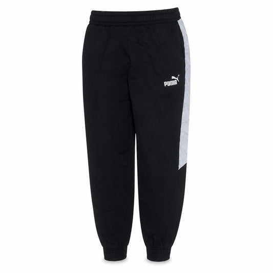 Puma Men's Black Jogger Sweatpants L Fleece Regular Fit