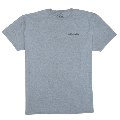 Columbia Men's Grey XL Outdoor Graphic Print Crew Neck T-Shirt