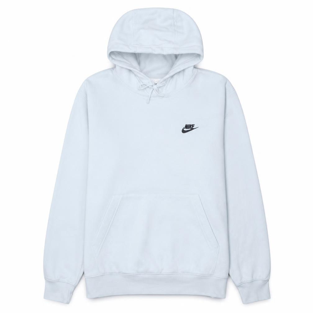 Nike Men’s White Pullover Hoodie S Regular Fit Fleece Sweatshirt
