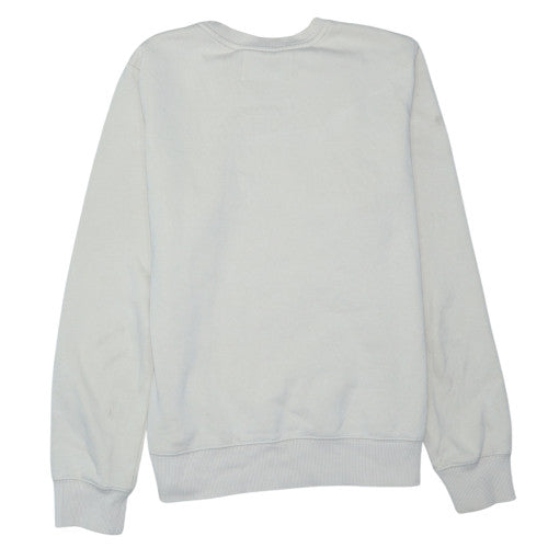 Calvin Klein Jeans Women's Beige Cotton Logo Sweatshirt L