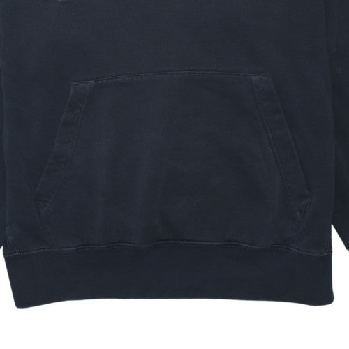 Nike Womens Black Pullover Hoodie Medium Drawstring Logo Cotton