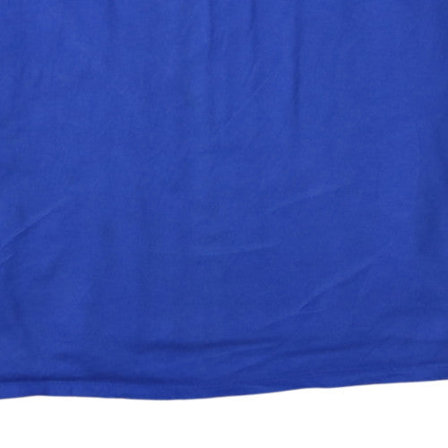 Nike Men's Blue Graphic Logo Sports T-Shirt Size L