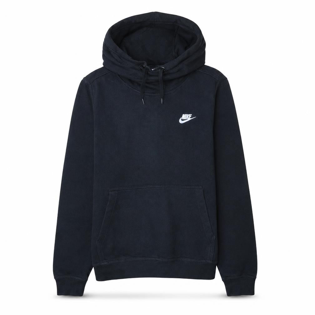 Nike Womens Black Pullover Hoodie Sweatshirt Size M Cotton Blend