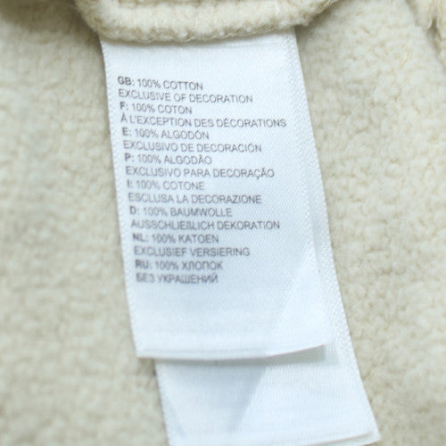 The North Face Boys Beige XL Pullover Hoodie 100% Cotton Fleece