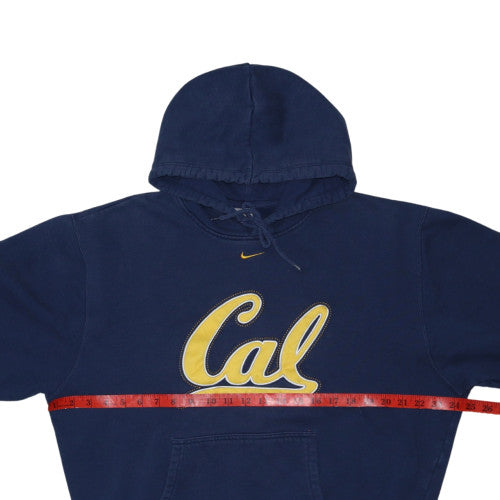 Nike Men’s Blue Cal Pullover Hoodie Size M Graphic Fleece Sweatshirt