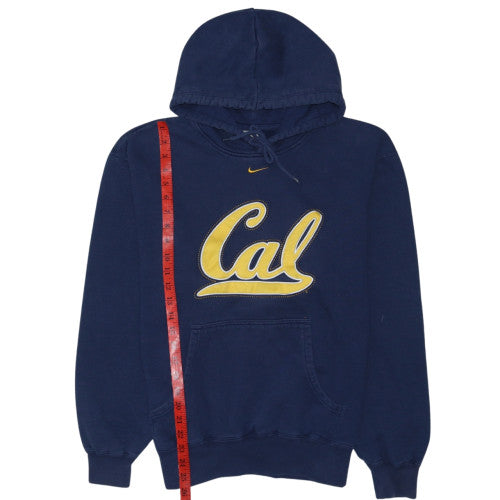 Nike Men’s Blue Cal Pullover Hoodie Size M Graphic Fleece Sweatshirt