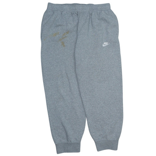 Nike Men's Grey 2XL Sweatpants Regular Fit Fleece Tapered