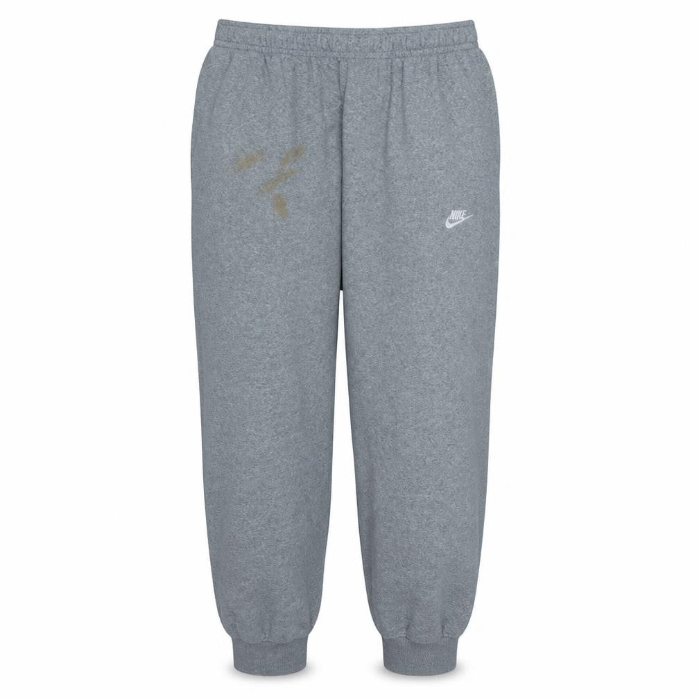 Nike Men's Grey 2XL Sweatpants Regular Fit Fleece Tapered