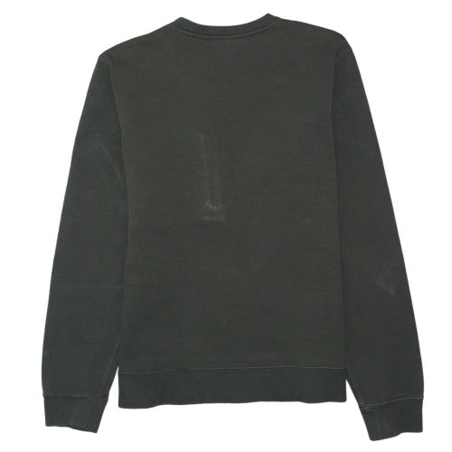 Nike Men's Green Crew Neck Zip Pocket Sweatshirt M