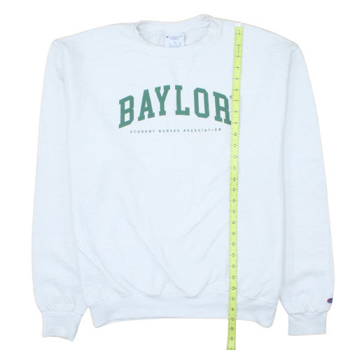 Champion Eco Authentic Women's White Crew Neck Pullover Sweatshirt L