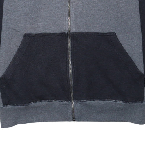 Billabong Men's Grey Full Zip Hoodie XL Cotton Blend Casual