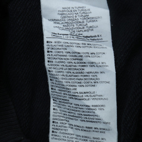 Nike Women's Black XS Full Zip Hoodie Cotton Athletic Dept