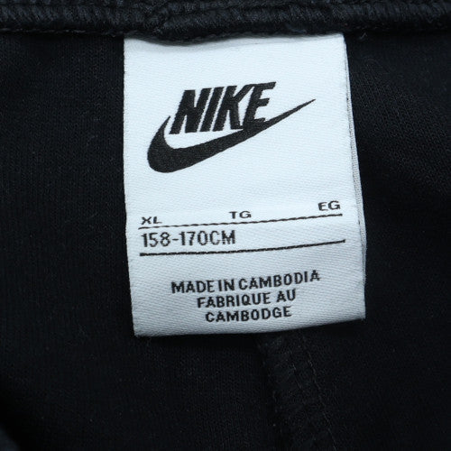 Nike Boys Black XL Fleece Jogger Trousers with Drawstring Waist