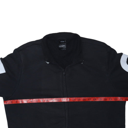 Adidas Men's Black XL Track Jacket Full Zip Sportswear