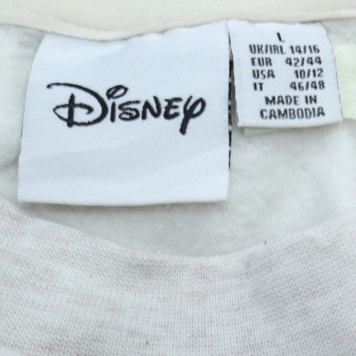 Disney Women Grey Winnie the Pooh L Pullover Sweatshirt