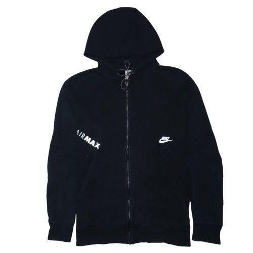 Nike Men’s Black Full Zip Hoodie Size L Sports Fleece Jumper