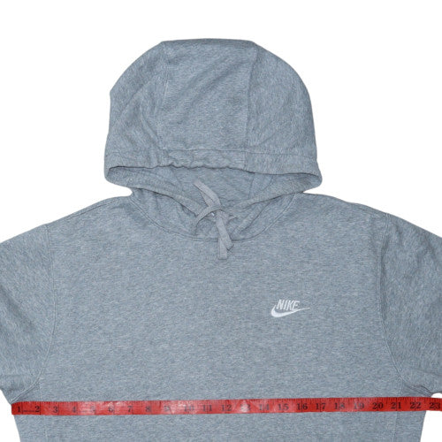 Nike Men's Grey Pullover Hoodie Small Fleece Regular Fit