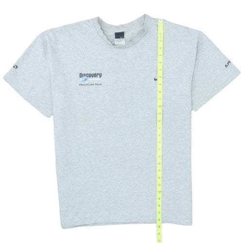 Nike Men's Grey Discovery Channel Pro Cycling Team T-Shirt XL