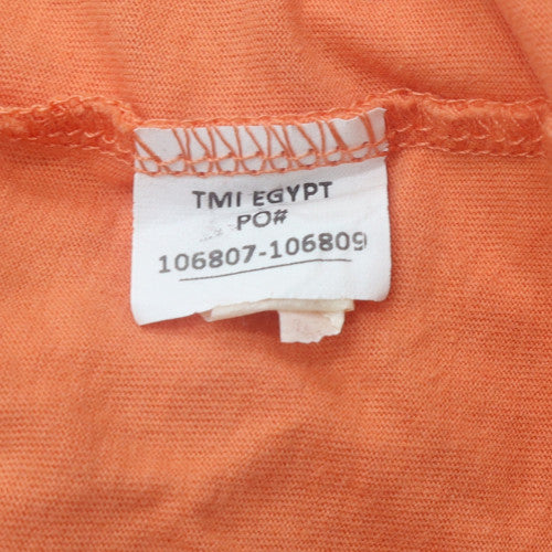 Columbia Men's Orange XL Graphic Fish Print Cotton T-Shirt