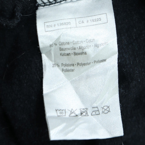 Kappa Men’s Black XL Pullover Hoodie with Logo Print