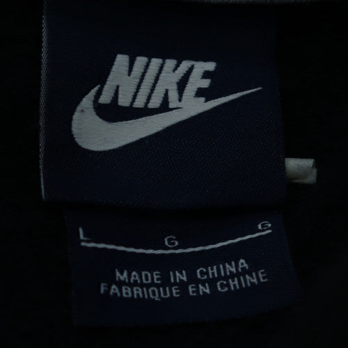 Nike Men's Black Pullover Hoodie L Logo Fleece Sportswear
