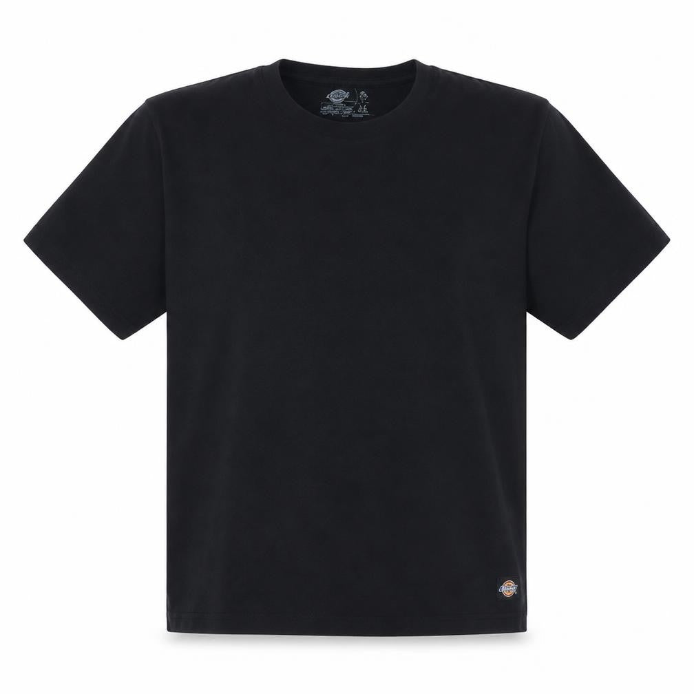 Dickies Unisex Adults Black XL Basic Crew Neck Cotton T-Shirt