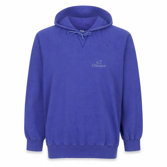 Champion Women's Purple Large Pullover Hoodie Sweatshirt Cotton Blend