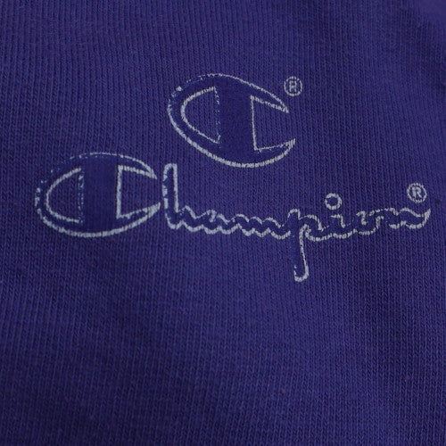 Champion Women's Purple Large Pullover Hoodie Sweatshirt Cotton Blend