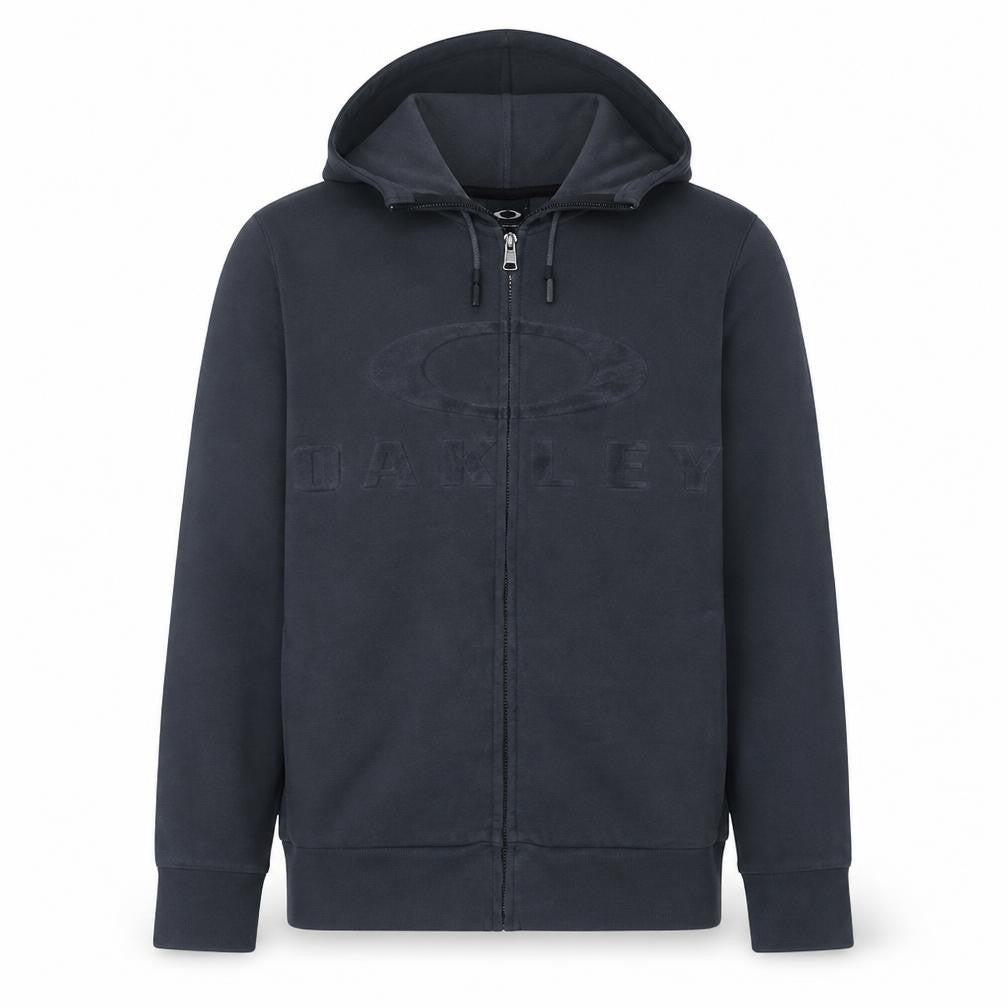 Oakley Men's Black Full Zip Hoodie M Athletic Fit Logo Fleece