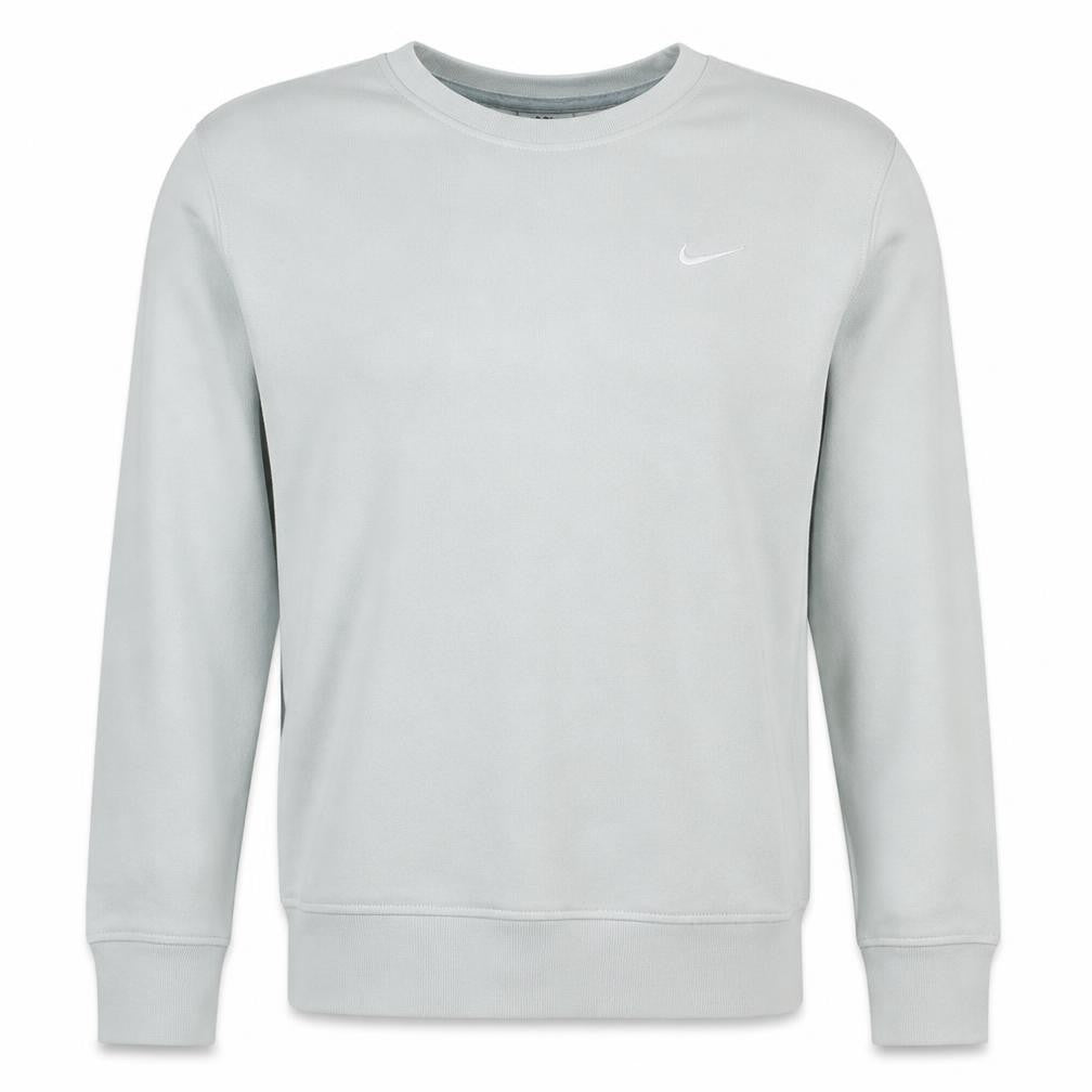 Nike Men's Grey Cotton Crew Neck Sweatshirt M Classic Fit