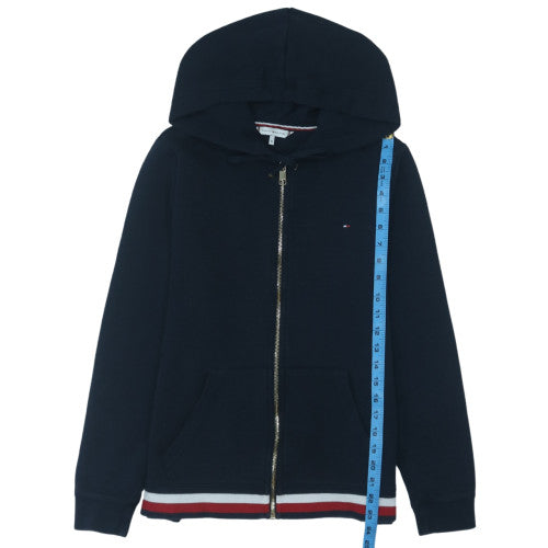 Tommy Hilfiger Men's Blue Full Zip Hoodie XL Classic Knit
