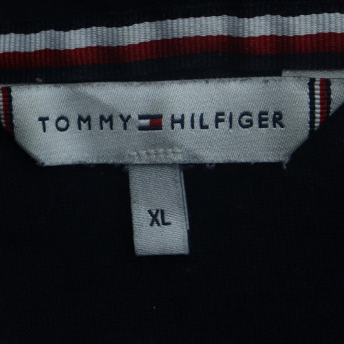 Tommy Hilfiger Men's Blue Full Zip Hoodie XL Classic Knit