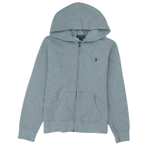 Polo Ralph Lauren Womens Grey Full Zip Hoodie L Cotton Blend