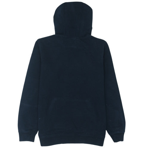 Helly Hansen Men's Blue Pullover Hoodie L Logo Graphic Cotton