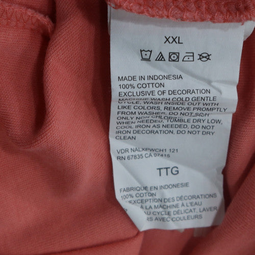 Nautica Men's Pink 2XL Cotton Short Sleeve Polo Shirt
