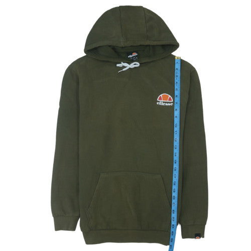 Ellesse Men's Green Pullover Hoodie XS Regular Fit Logo