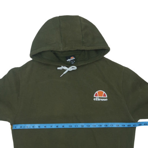 Ellesse Men's Green Pullover Hoodie XS Regular Fit Logo