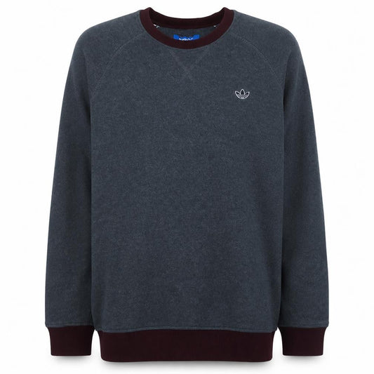 adidas Men's Grey XL Pullover Sweatshirt Crew Neck Logo Fleece